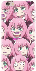 Husa din silicon compatibila cu Apple iPhone 5C - model Anime Anya 