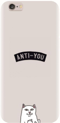 Husa din silicon compatibila cu Apple iPhone 5C - model Anti You 
