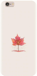 Husa din silicon compatibila cu Apple iPhone 5C - model Autumn Tree Leaf 