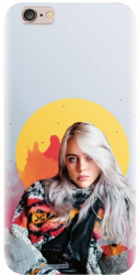 Husa din silicon compatibila cu Apple iPhone 5C - model Billie Eilish 