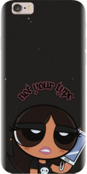 Husa din silicon compatibila cu Apple iPhone 5C - model Not Your Type 