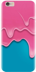 Husa din silicon compatibila cu Apple iPhone 5C - model Pink Liquid Dripping 