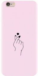 Husa din silicon compatibila cu Apple iPhone 5C - model Simple Love 