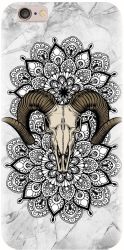 Husa din silicon compatibila cu Apple iPhone 5C - model Tatoo Art Goat 