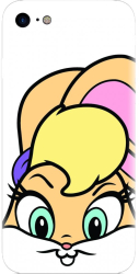 Husa din silicon compatibila cu Apple iPhone 7 - model Lola Bunny 