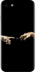 Husa din silicon compatibila cu Apple iPhone 8 - model Arta contemporana 