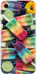 Husa din silicon compatibila cu Apple iPhone 8 - model Colorful Ice Cream 
