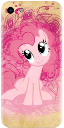 Husa din silicon compatibila cu Apple iPhone 8 - model Pinkie pie 