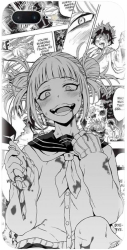 Husa din silicon compatibila cu Apple iPhone 8 Plus - model Anime Himiko Toga 