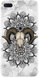 Husa din silicon compatibila cu Apple iPhone 8 Plus - model Tatoo Art Goat 