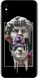 Husa din silicon compatibila cu Apple iPhone X - model Contemporary Art 1 