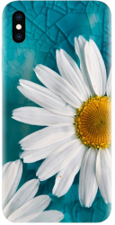 Husa din silicon compatibila cu Apple iPhone X - model Flower Power 