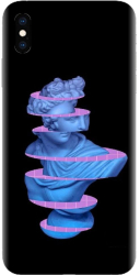 Husa din silicon compatibila cu Apple iPhone X - model Sculptura 