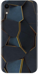 Husa din silicon compatibila cu Apple iPhone XR - model Abstract Draw 