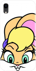Husa din silicon compatibila cu Apple iPhone XR - model Lola Bunny 