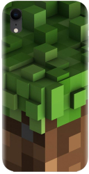 Husa din silicon compatibila cu Apple iPhone XR - model Minecraft 