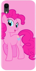 Husa din silicon compatibila cu Apple iPhone XR - model Pinkie pie 2 