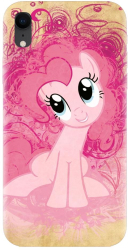 Husa din silicon compatibila cu Apple iPhone XR - model Pinkie pie 