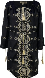 Rochie dama casual R151 negru mahagon marimea S 