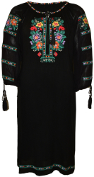 Rochie dama casual R8 negru marimea L 
