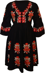 Rochie dama casual RD2 negru marimea L 
