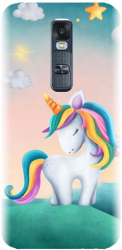 Husa din silicon compatibila cu Lg Class - model Magic Unicorn 