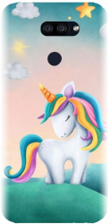 Husa din silicon compatibila cu Lg K40s - model Magic Unicorn 