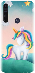 Husa din silicon compatibila cu Motorola Moto G Pro - model Magic Unicorn 