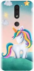Husa din silicon compatibila cu Nokia 4.2 - model Magic Unicorn 