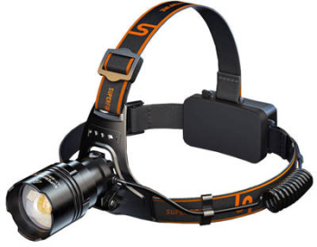 lanterna de cap Type-c
