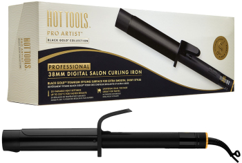 Ondulator Hot Tools Pro Artist Black Gold collection 38 mm 20 trepte de temperatura invelis din titan HT1126BGUKE