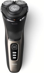 Aparat de ras Philips Shaver Seria 3000 S324212 barbierit umed si uscat 60 min Auriu cenusiu