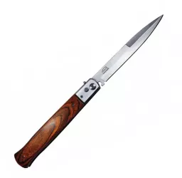 Cutit Stilet deschidere automata buton Dalimag 30cm husa 