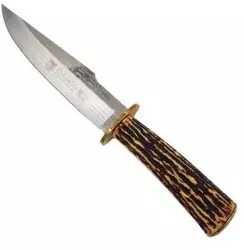 Cutit vanatoare Columbia 31 cm maner imitatie os husa 