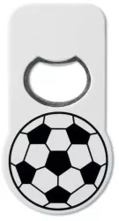 Desfacator de Sticle Imprimeu Fotbal si Magnet 9.5X5X0.5CM 
