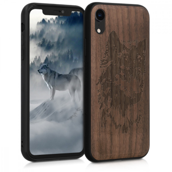 Husa pentru Apple iPhone XR Lemn Maro 46748.04 