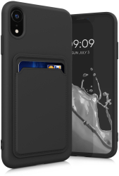 Husa pentru iPhone XR Silicon Negru 55116.01 