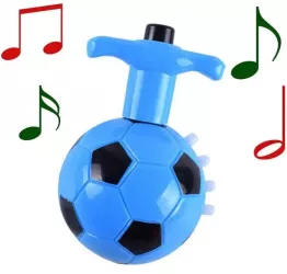 Jucarie Titirez Automat Model Minge Fotbal Muzica Joc de Lumini albastru 