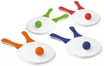 Palete de tenis cu minge manere si minge colorate 190 x 330 x 5 mm 