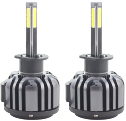 Set 2 LED-uri Auto Techstar® F6 H1 45w 5000 Lumeni 6500K AUTO 12-24 Volti COB Canbus 