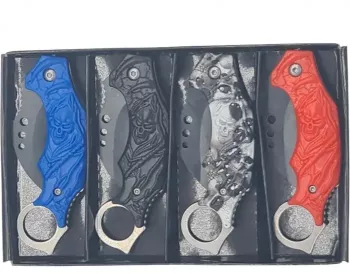 Set 4 Cutite talon model craniu 13 cm 