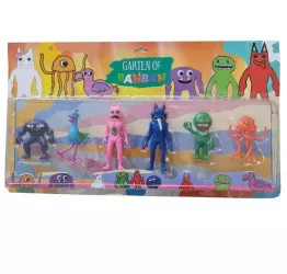 Set 6 jucarii figurine plastic Garten of BanBan multicolore 6-10 cm