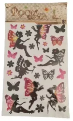 Stickere decorative model zane negru/rosu 5 x 5 cm 