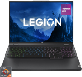 Laptop Gaming Lenovo Legion Pro 5 16ARX8 WQXGA IPS 240Hz G-Sync AMD Ryzen 9 7945HX 32GB DDR5 1TB SSD NVIDIA RTX 4070 8GB No OS Onyx Grey