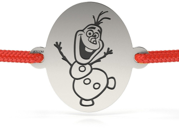 Bratara din argint cu snur model Olaf 