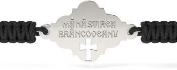 Bratara din argint cu snur model Ortodox 13 