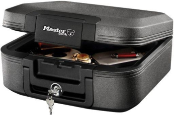 Caseta de valori portabila MasterLock LCHW20101 rezistenta la foc 