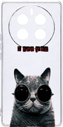 Husa Bestcase comp cu Realme 12 Pro I See You Antisoc 2MM Soft Silicon prot cam T 9 