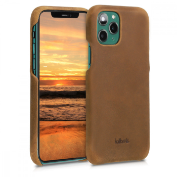 Husa pentru Apple iPhone 11 Pro Piele naturala Maro 49736.24 