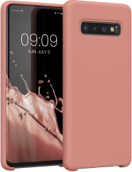 Husa pentru Samsung Galaxy S10 Silicon Rose Gold 47732.56 